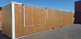 Bar Modulare 40 Piedi Privilege con Rivestimento in Legno